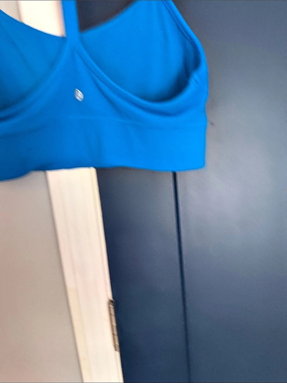 Lululemon Align Tank Blue Athletic longline flow y poolside blue euc - Picture 2 of 2